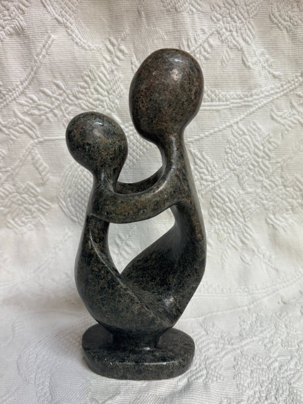 Shona Soapstone Sculpture Mother Child Zimbabwe